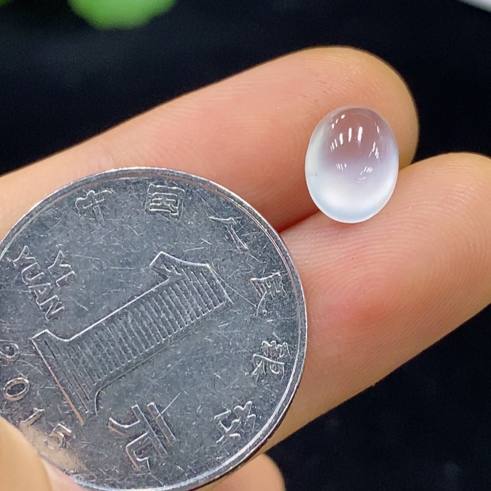 F35133931 Jadeite cabochon, total weight approx. 0.49g