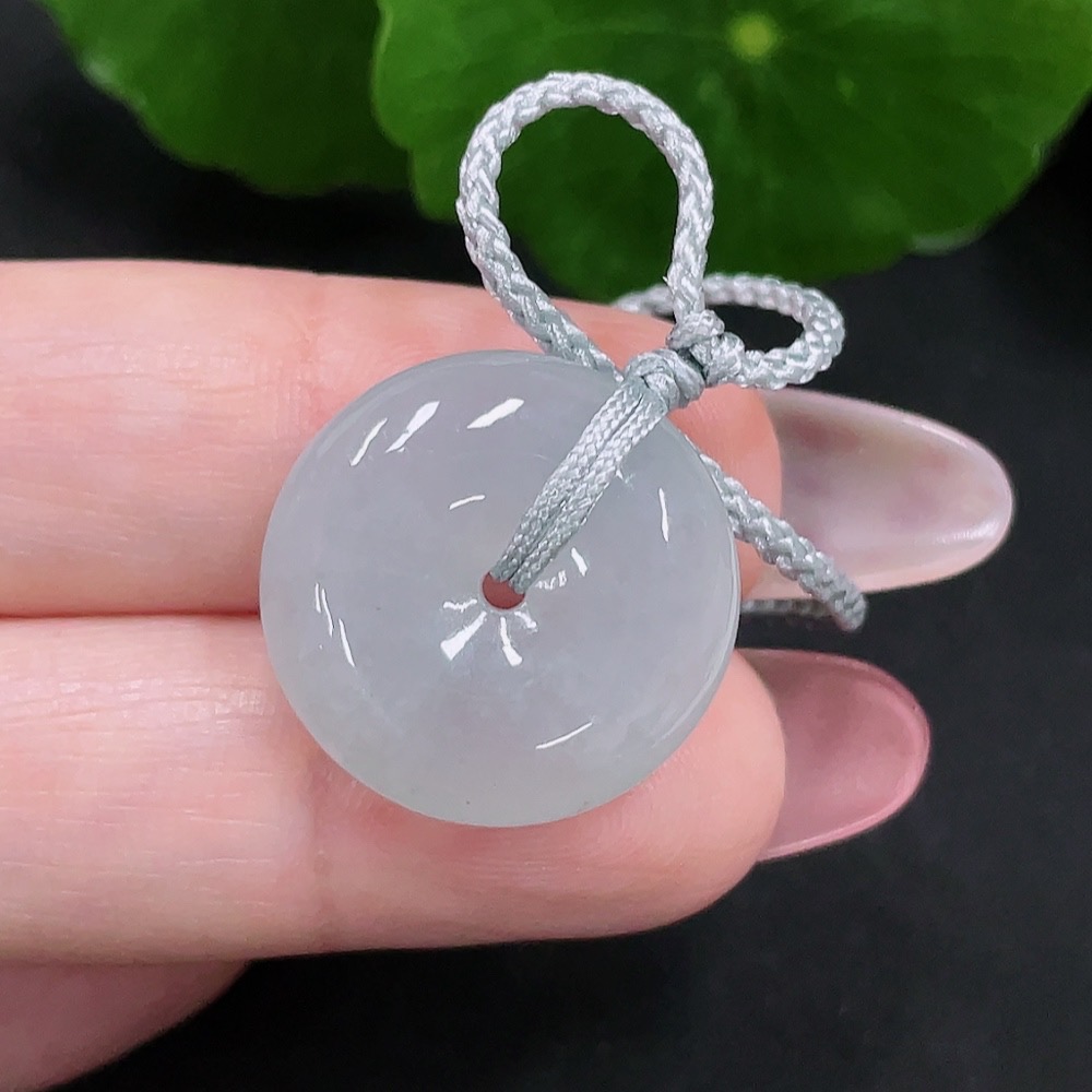 F34033545 Jadeite Safety Buckle Pendant Total Weight Approx. 5.2g