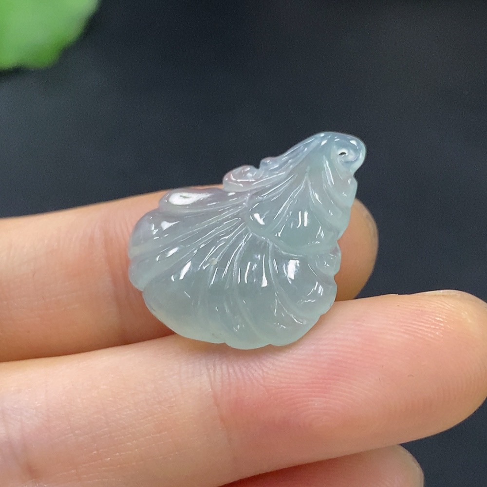 F27089385 Jadeite Cabbage Pendant Total Weight Approx. 3.15g