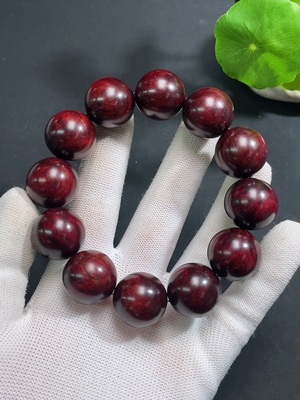 W31666223 Small-Leaf Sandalwood Sandalwood Bracelet, Total Weight Approx. 63.00g, Size Around 20.3mm