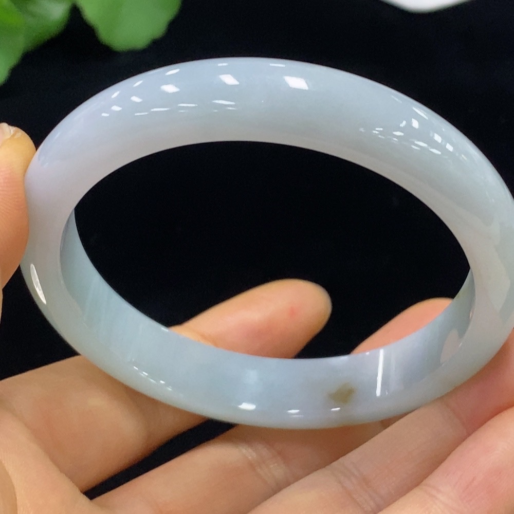 F34045366 Jadeite Round Bangle Size 58.9 Total Weight Approx. 50.08g