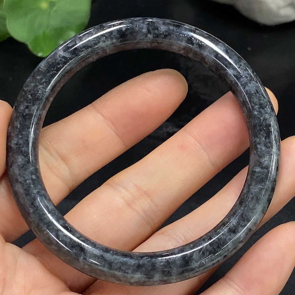 F25923201 Jadeite Round Bangle Size 52.5 Total Weight Approx. 31.32g