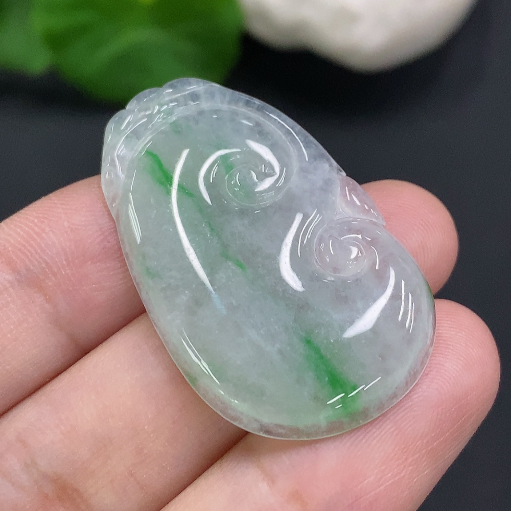 F33857916 JadeiteRuyi Pendant, Total Weight Approx. 6.3g