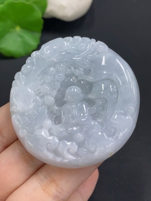 F25921461 Jadeite Enlightenment Pendant Total Weight Approx. 54.4g