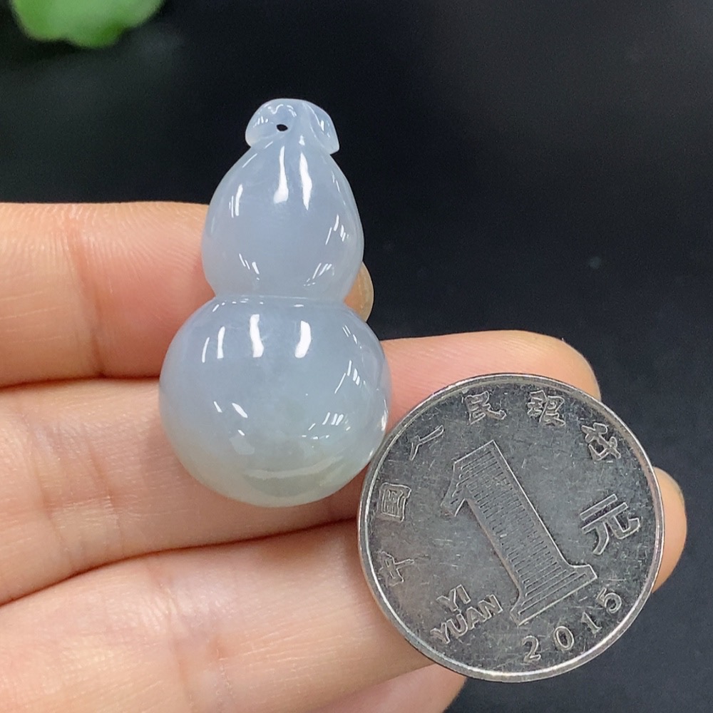 F28207193 Jadeite Gourd Pendant Total Weight About 10.19g