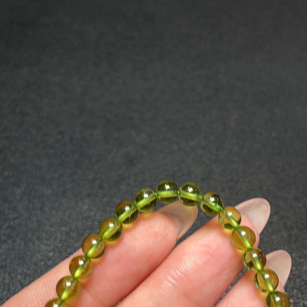C34040632 Peridot Bracelet Total Weight Approx.8.5g Size 5.2mm
