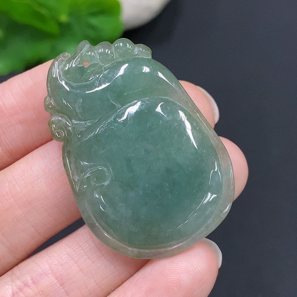 F28272675 Jadeite Pi Xiu Pendant, Total Weight Approx. 13.6g