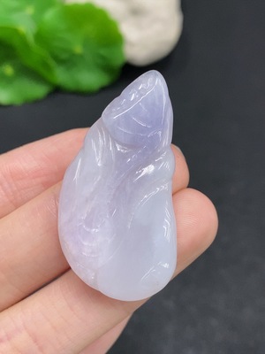F33908130 Jadeite Blossom of Wealth and Honor Pendant Total Weight Approximately 9g