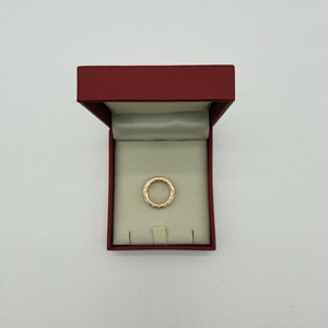 S43097697 8.5新 宝格丽 Bvlgari B.zero1弹簧戒指 18K玫瑰金 重6.76g 圈号48 戒身磕碰磨损