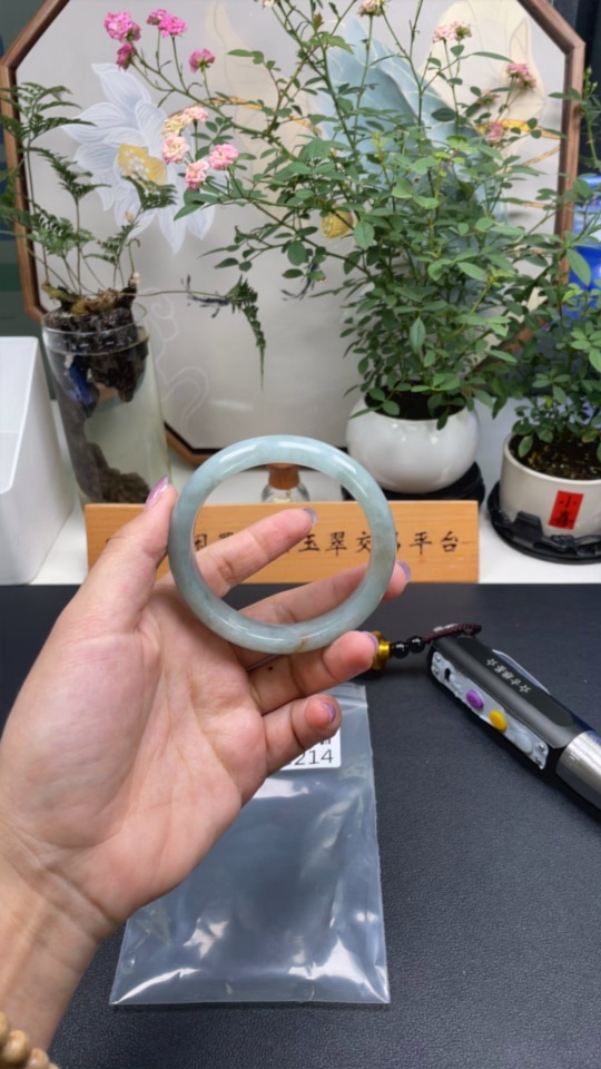 F29415214 Jadeite Round Bangle Size 59.2 Total Weight Approx. 64.89g