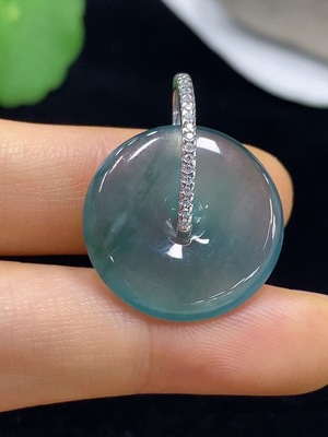 F35137008 Jadeite Safety Buckle Pendant Total Weight Approx. 5.04g Non-Gold