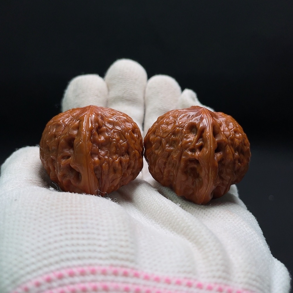 W34993799 Walnut Disc-shaped Total Weight Approx. 30.99g Size About 39.6mm