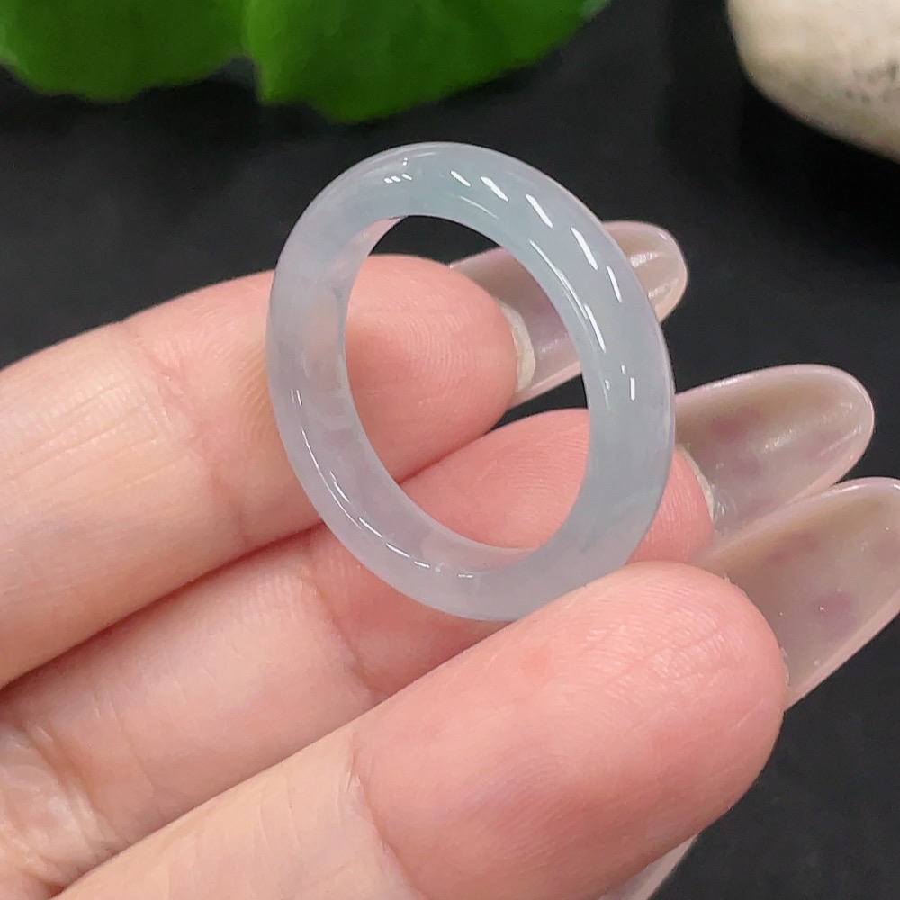 F35082448 Jadeite Ring Size 21 Total Weight Approx. 3.3g