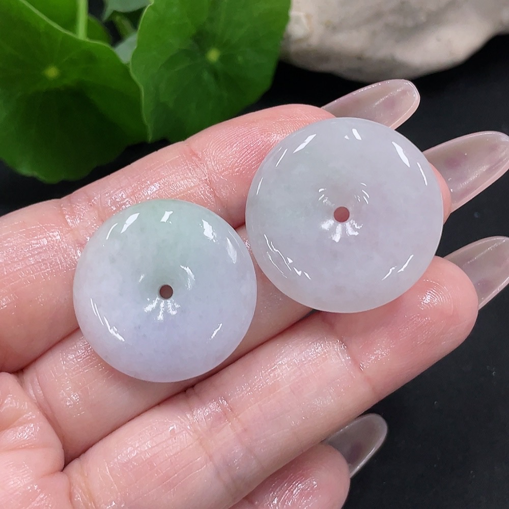 F35082423 Jadeite Rough Pendant Peace Buckle Sell as a Lot