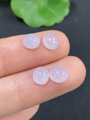 F41829035 翡翠蛋面镶嵌件 货品总重约0.65g