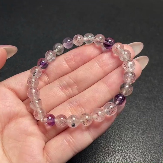 C34066899 Crystal Bracelet Total Weight Approx.12.61g Size About 7mm