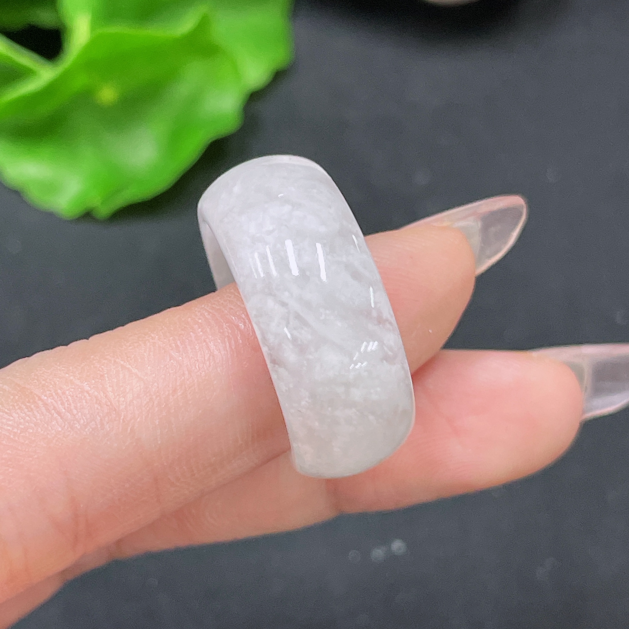 F34021807 Jadeite Ring Total Weight Approx. 7.02g Size 18