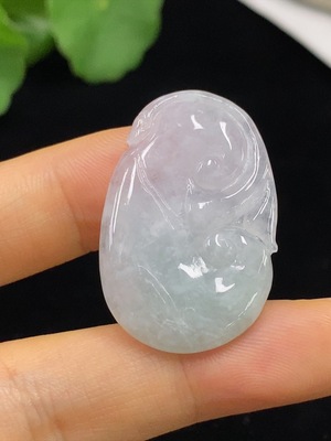 F34045155 Jadeite Ruyi Pendant Total Weight About 6.56g