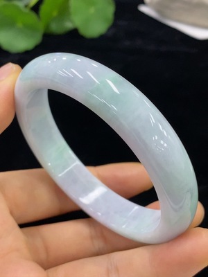F31649045 Jadeite Round Bangle Size 59.7 Total Weight Approx. 59.64g