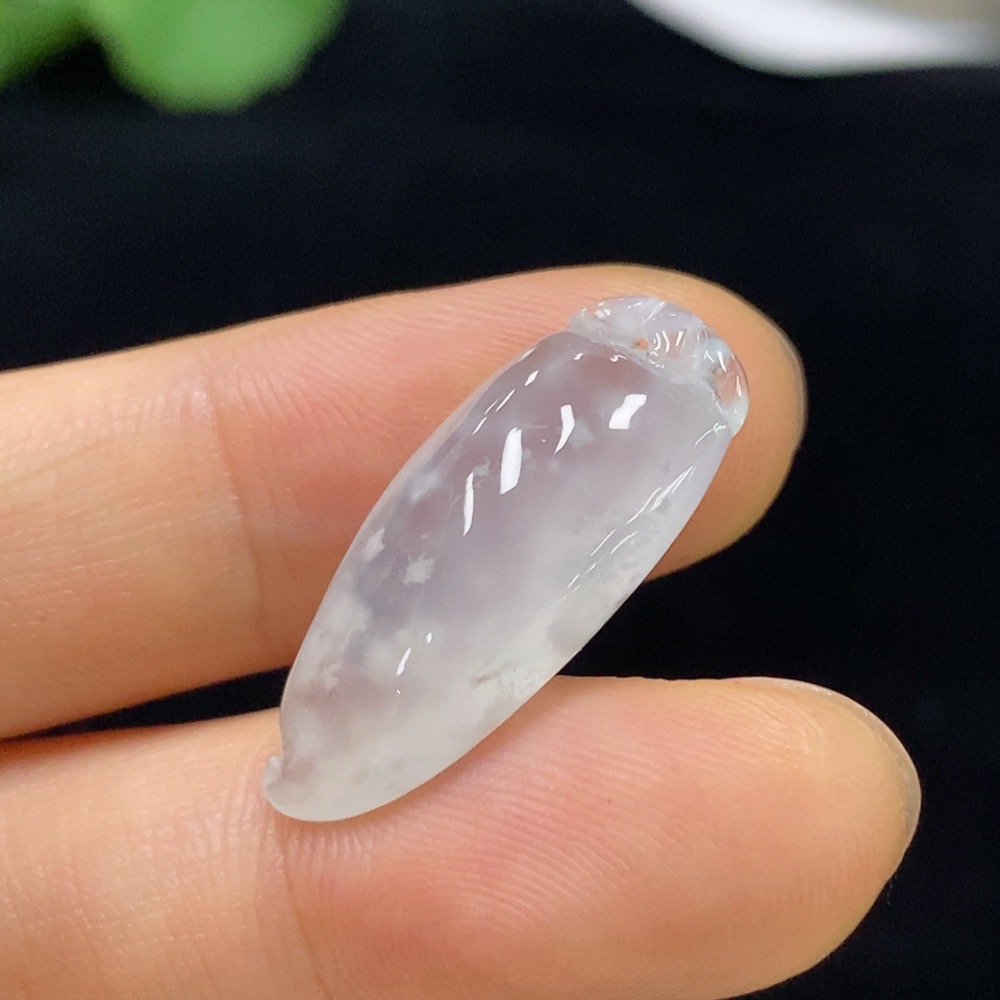 F33929407 Jadeite Auspicious Melon Pendant, Total Weight About 3.2g