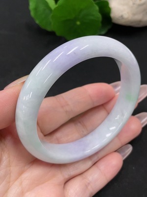 F34068145 Jadeite Round Bangle Size 57.8 Total Weight Approx. 58g