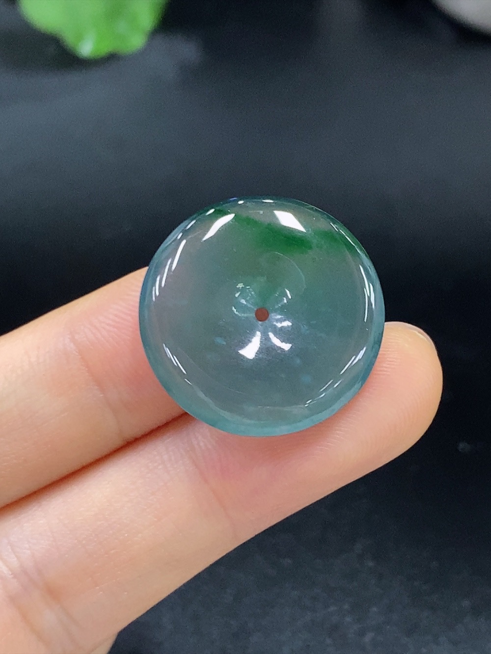 F23562259 Jadeite Safety Button Pendant Total Weight 4.244g