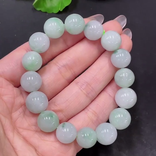 F34047306 Jadeite Bracelet Total Weight Approx.51.48g Size Approx.12.9mm