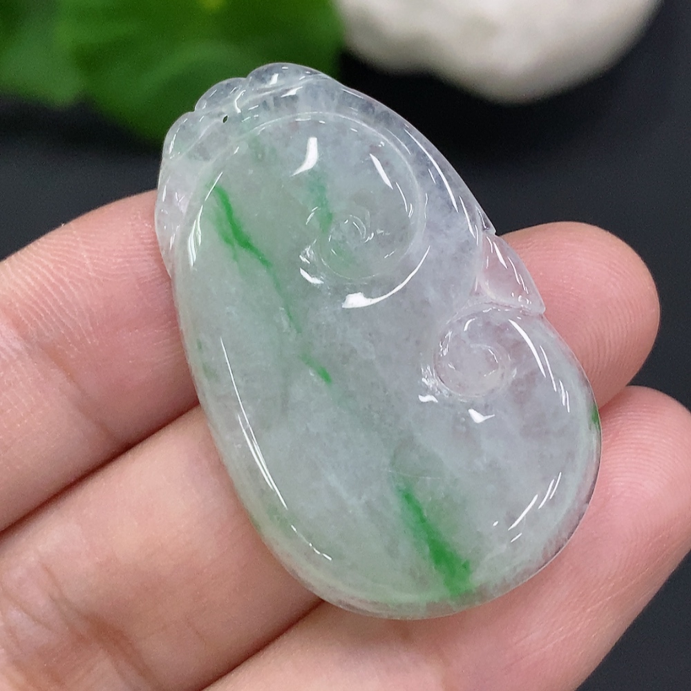F33857916 JadeiteRuyi Pendant, Total Weight Approx. 6.3g