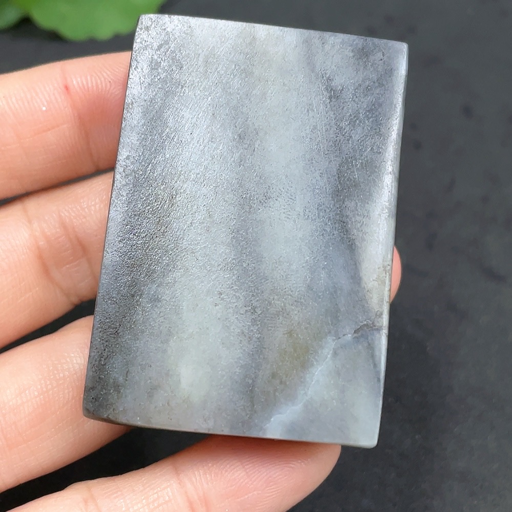 H14577395 Hetian Jade Plain Pendant, undetermined patina formation, total weight about 58.8g