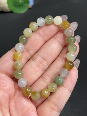 H34972669 Hetian Jade Bracelet, Approx. 7.6 mm, Total Weight Approx. 17.4g