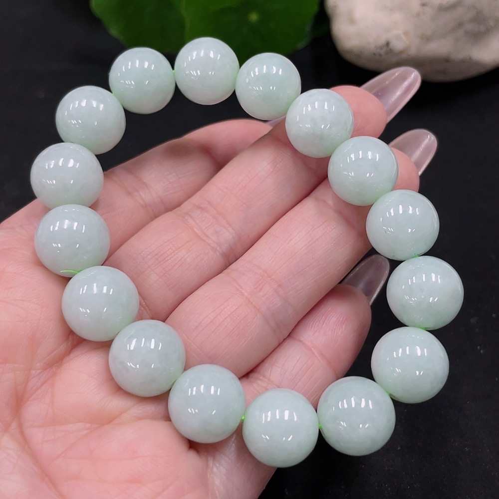 F35082327 Jadeite Bracelet, Approx. 12mm, Total Weight Approx. 47.9g