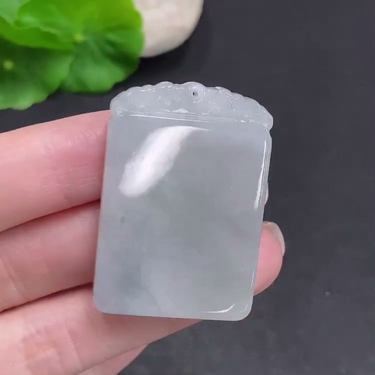 F34059847 Jadeite Antique Pendant Total Weight Approx. 21.2g