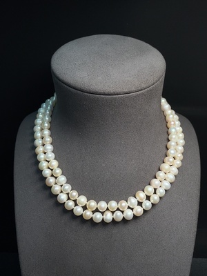 C33923754 Pearl Necklace Non-Gold Total Weight Approx. 79.73g Size About 8.5mm