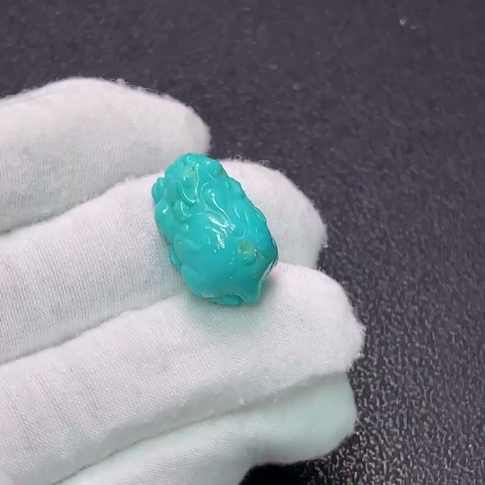 C34989654 Turquoise Jewelry, Color Origin Undetermined, Total Weight Approximately 4.77g