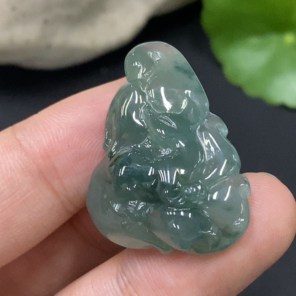 F28227574 Jadeite Pendant Total Weight Approx. 7.68g