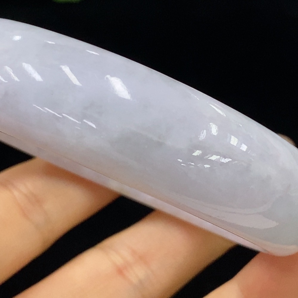 F34023997 Jadeite Round Bangle Size 56.8 Total Weight Approx. 73.02g