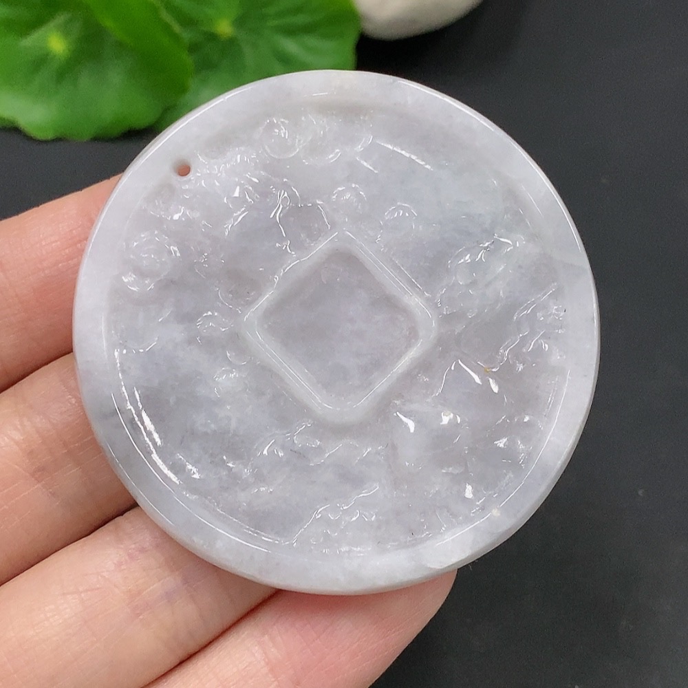 F26961656 Jadeite Antique Pendant Total Weight Approx. 35.6g