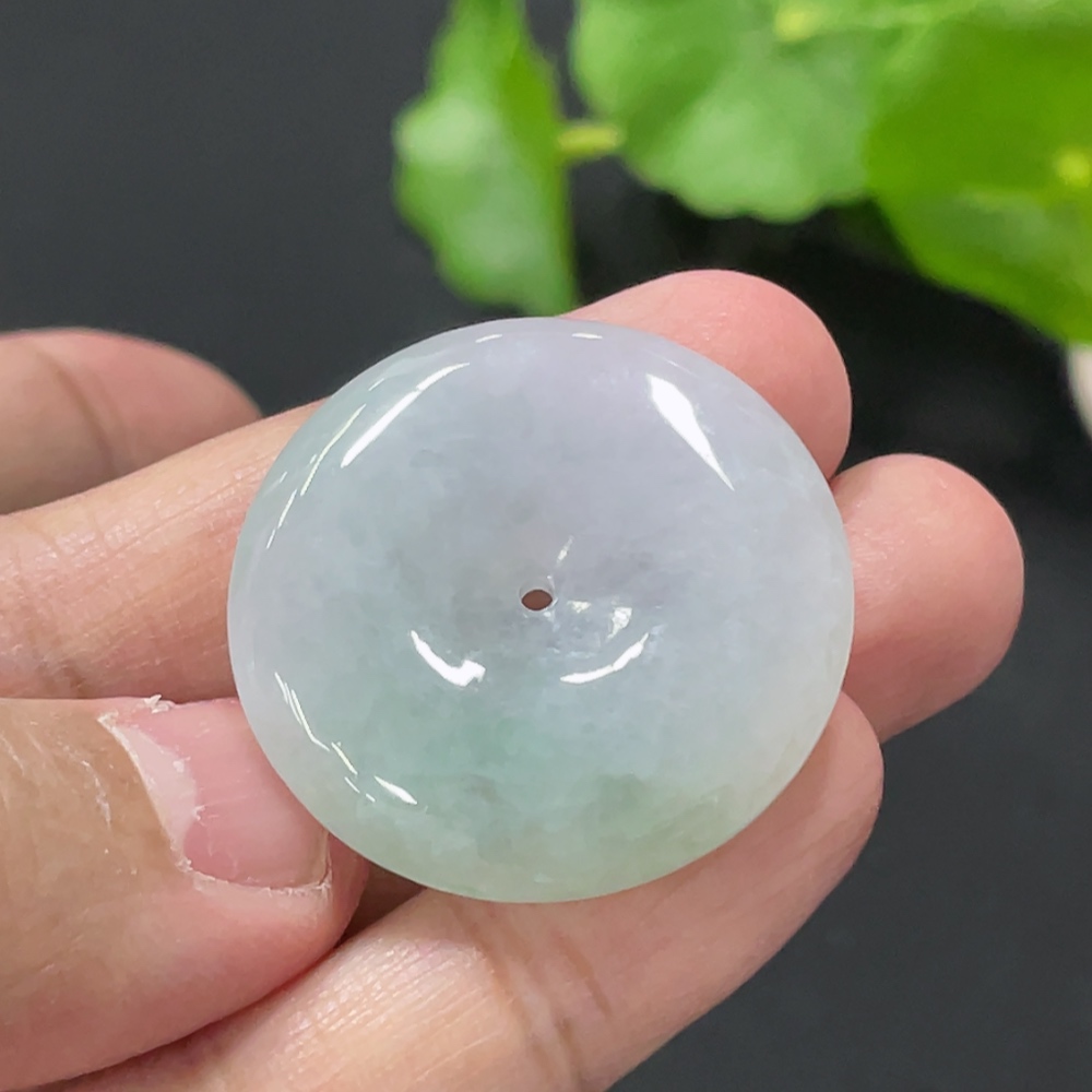 F35080420 Jadeite Safety Buckle Pendant Total Weight Approx. 10.9g