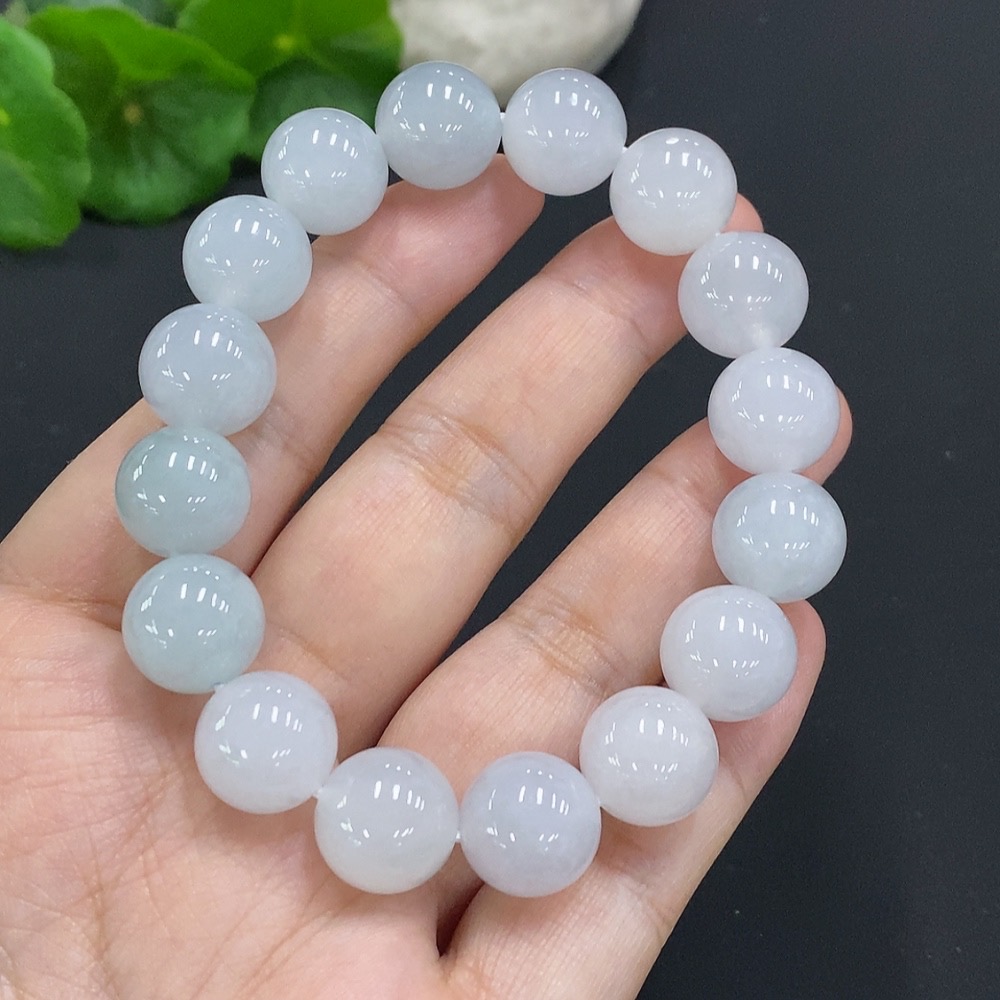 F34071083 Jadeite Bracelet Approx. 12.6mm Total Weight Approx. 57.09g