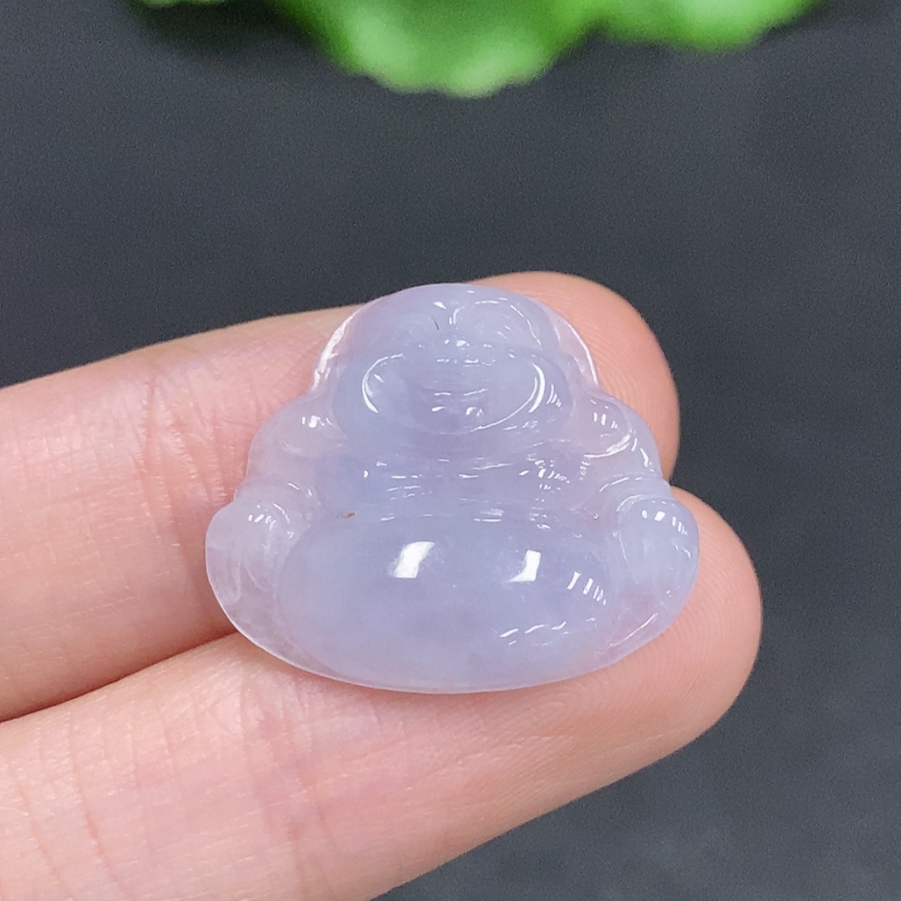 F35078795 Jadeite Buddha Pendant, Total Weight Approximately 2.5g