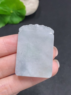 F34059847 Jadeite Antique Pendant Total Weight Approx. 21.2g