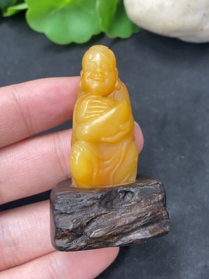 H41904640 寿山石摆件 佛公  货品总重约12.2g