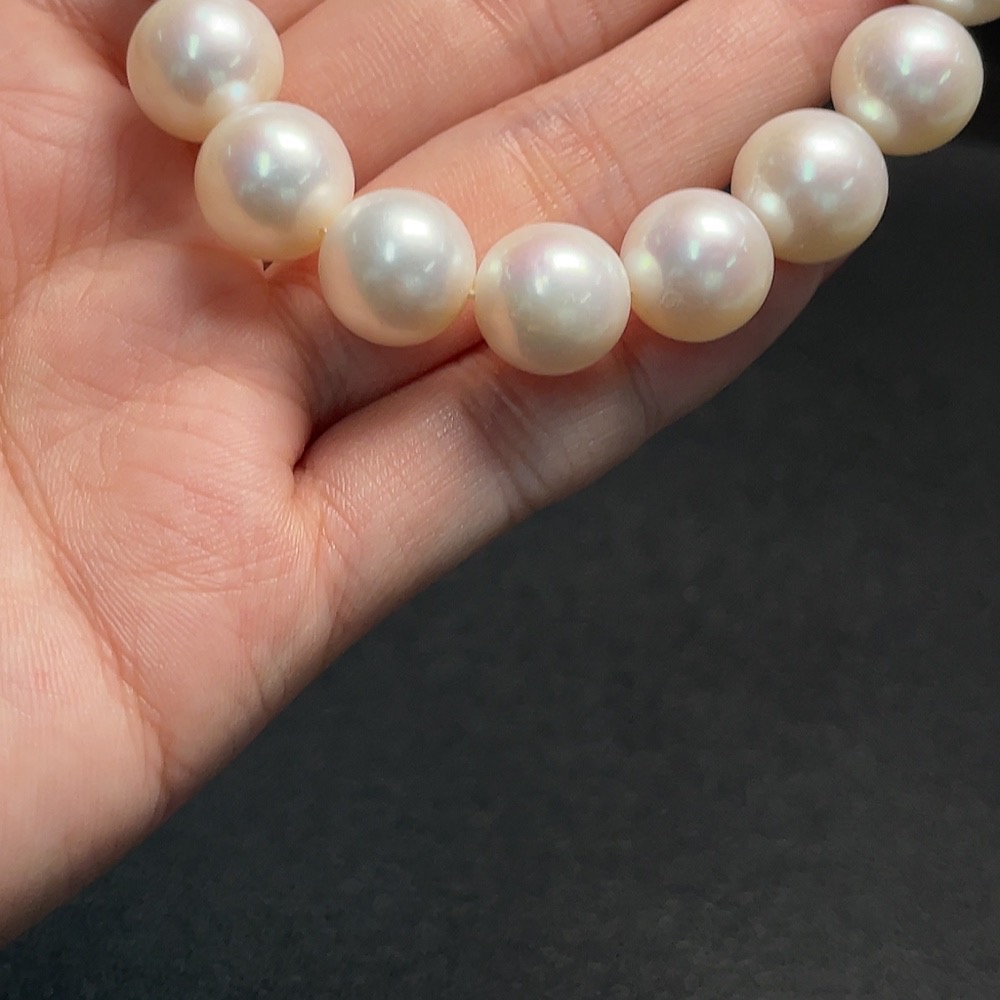 C34040695 Pearl Bracelet Non-Gold Total Weight Approx. 33.7g Size About 11.6mm