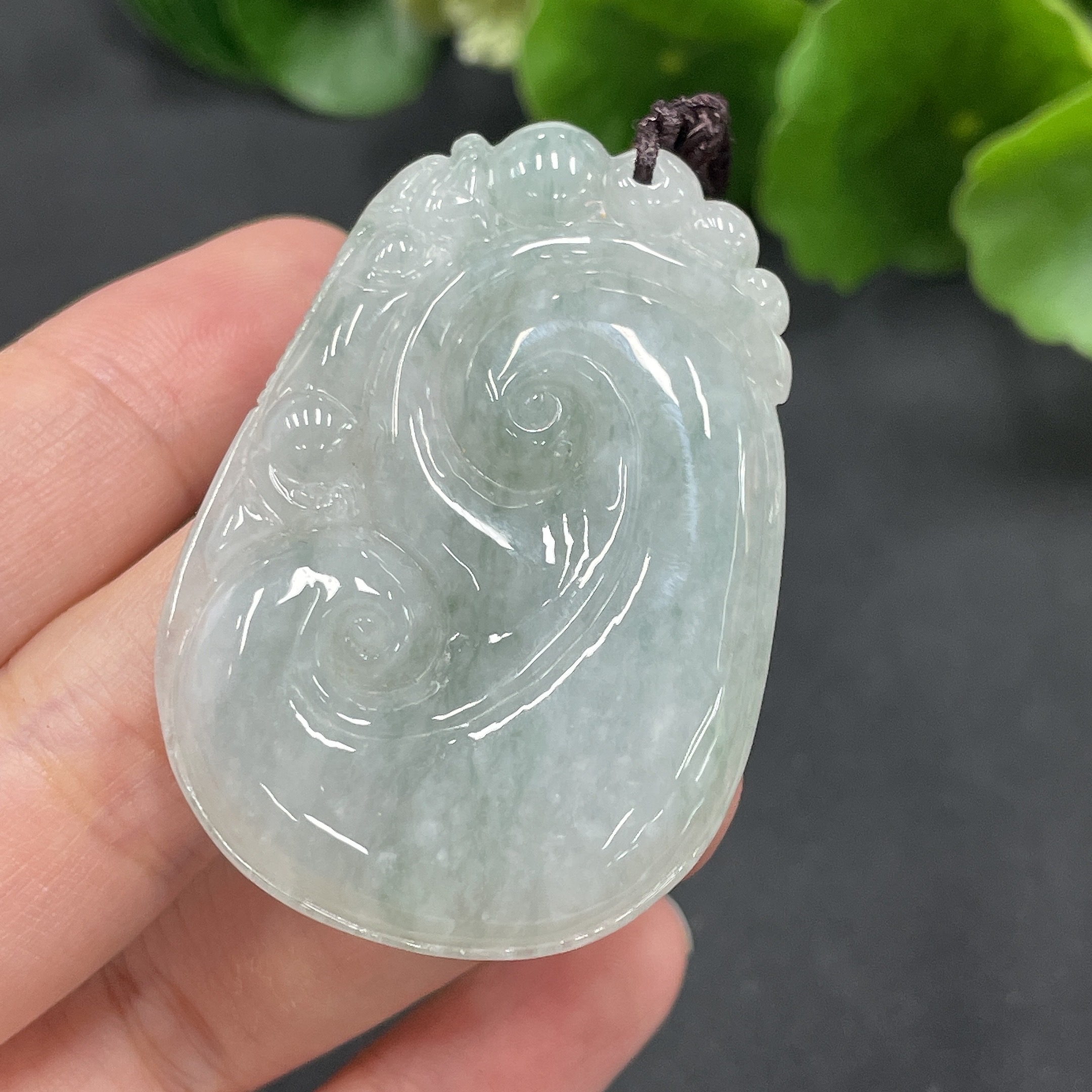 F07840709 Jadeite Pendant Ruyi