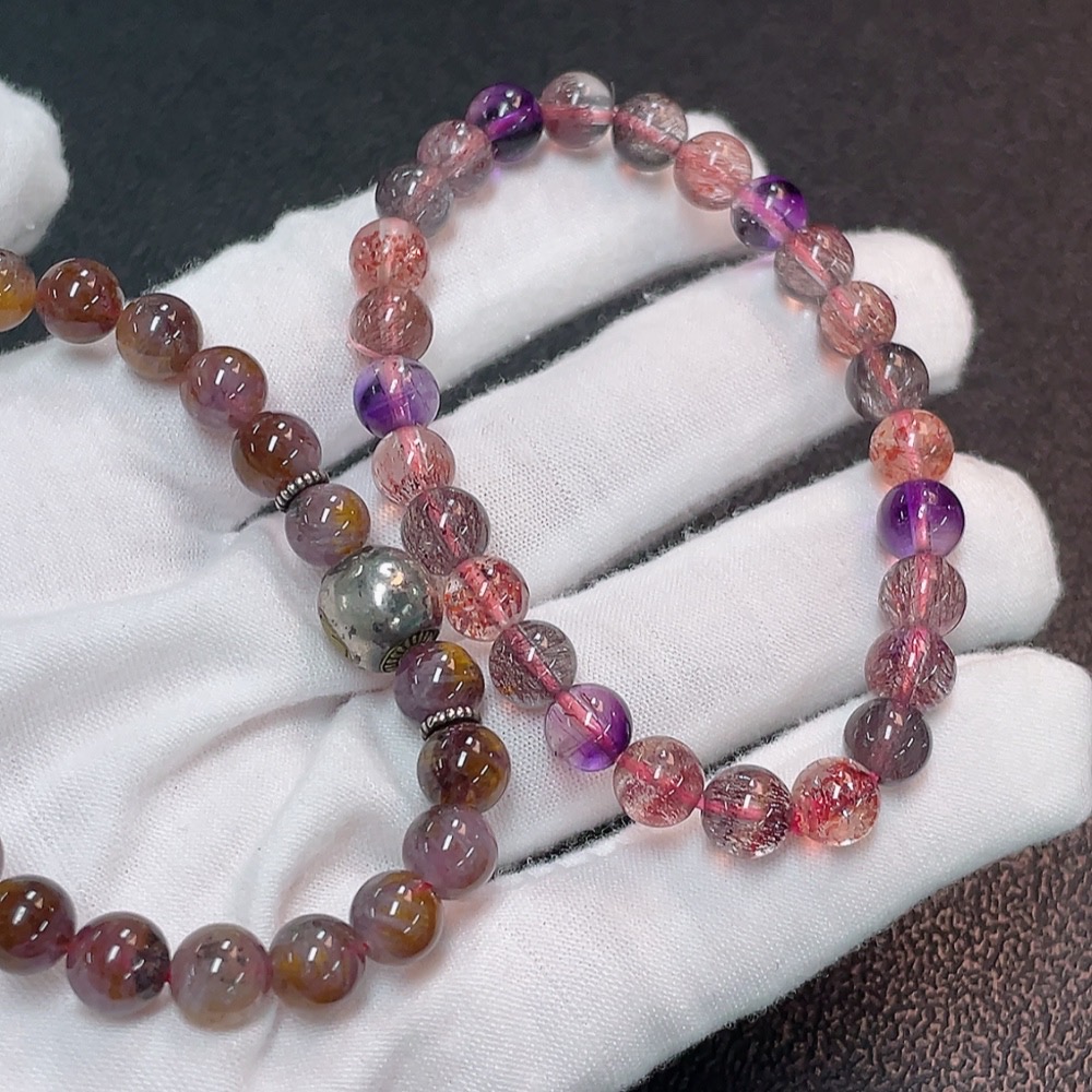 C32785530 Crystal Bracelet Non-Gold Total Weight Approx. 25.8g Sold as a Set