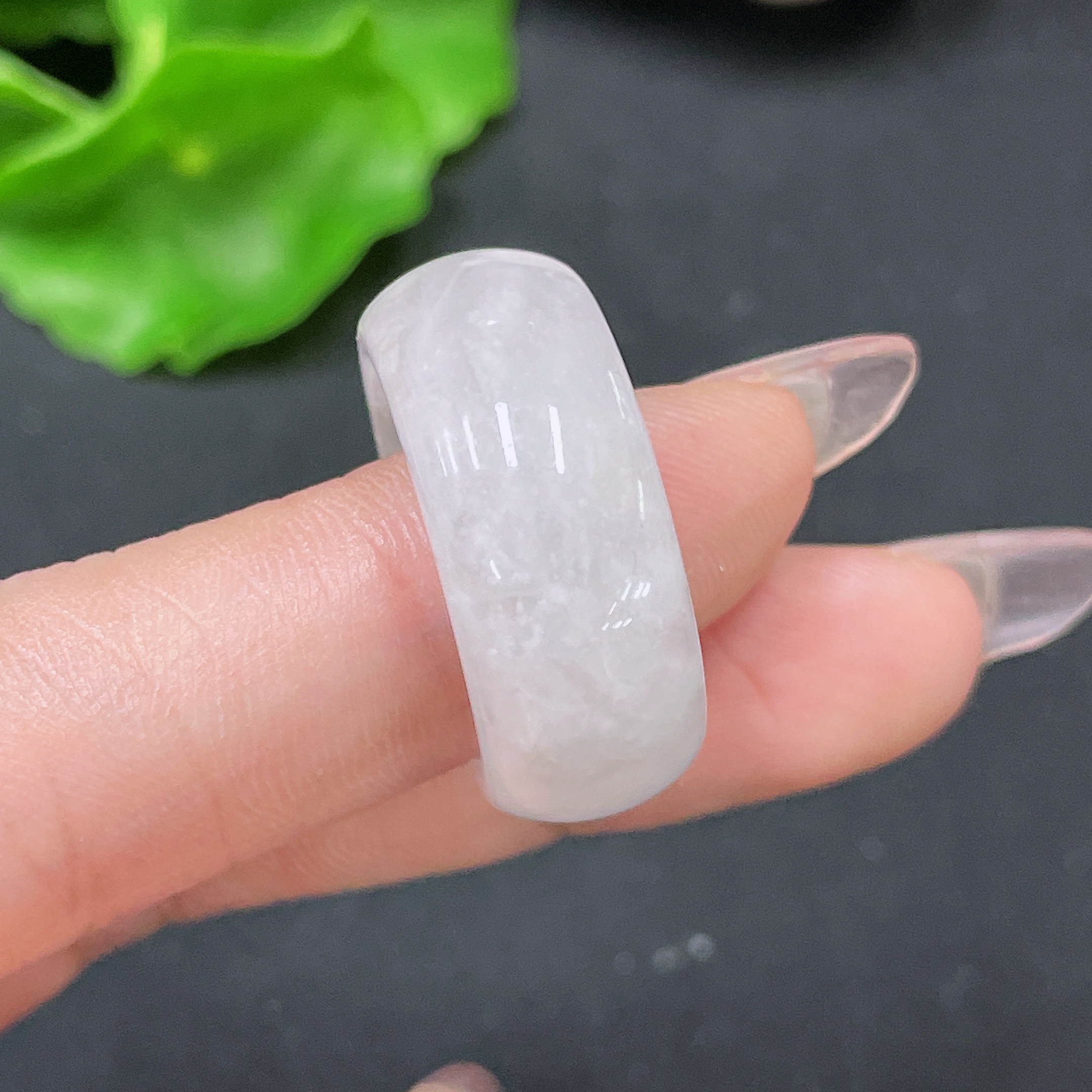F34021807 Jadeite Ring Total Weight Approx. 7.02g Size 18