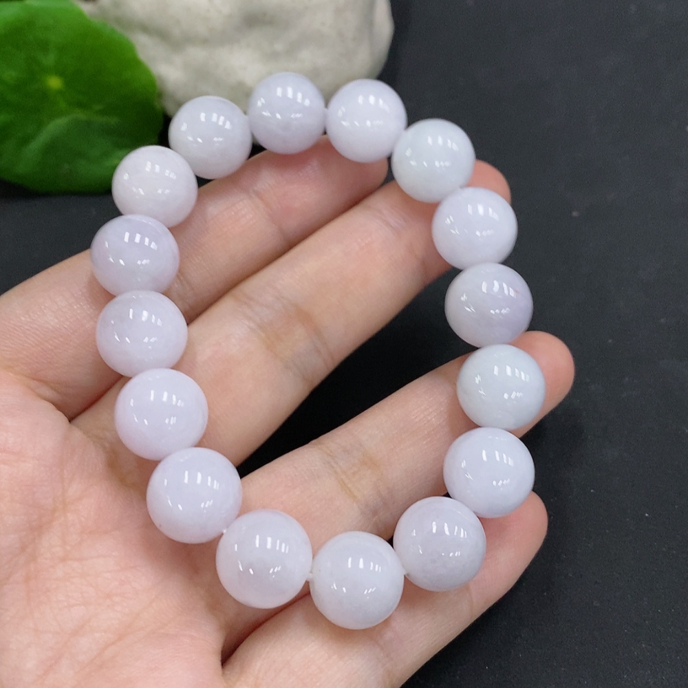 F34001142 Jadeite Beaded Necklace Approx.11.7mm Total Weight Approx.46.2g