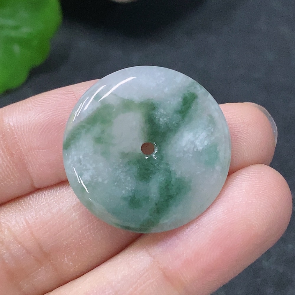 F32791574 Jadeite Peace Knot Pendant Total Weight Approx.4.24g