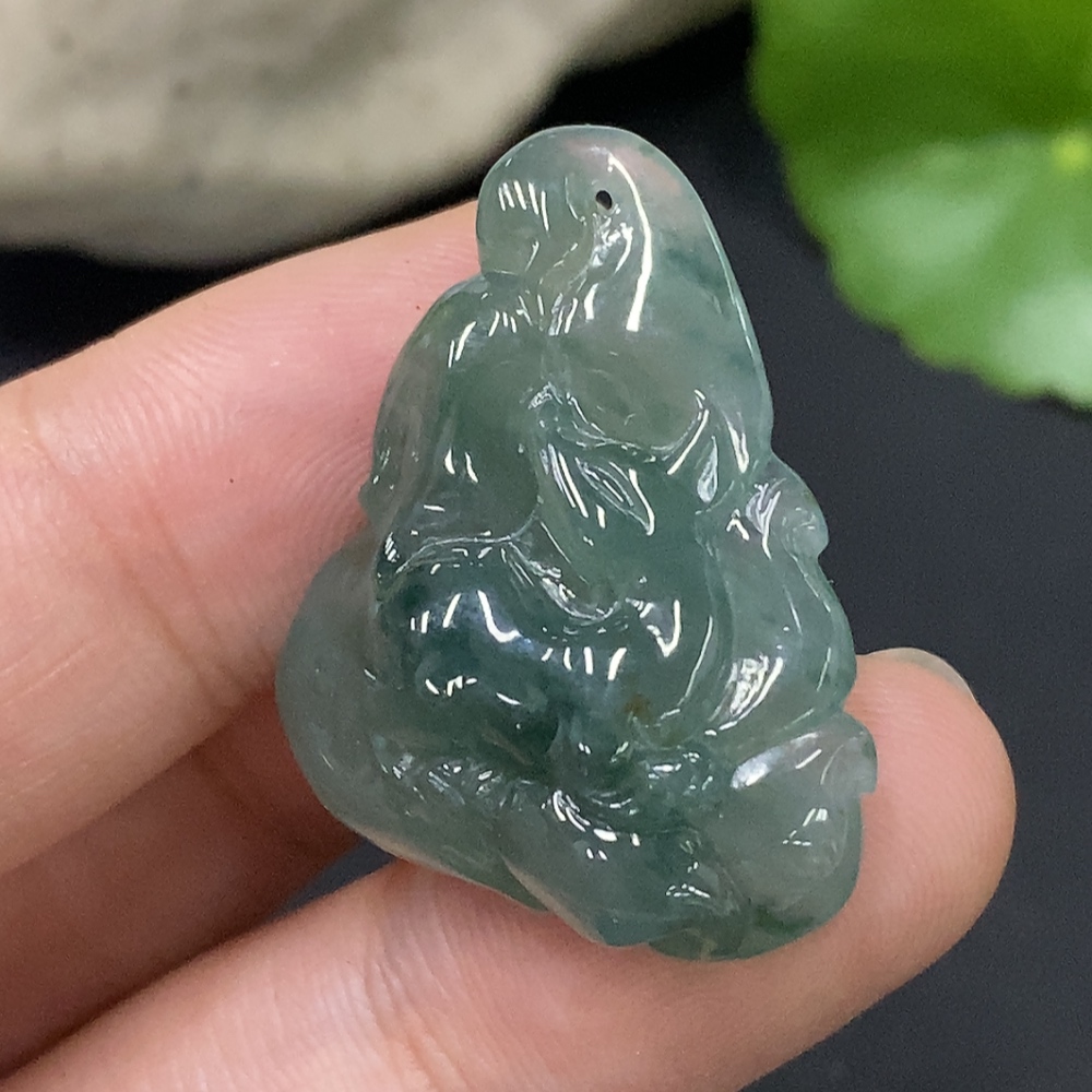 F28227574 Jadeite Pendant Total Weight Approx. 7.68g