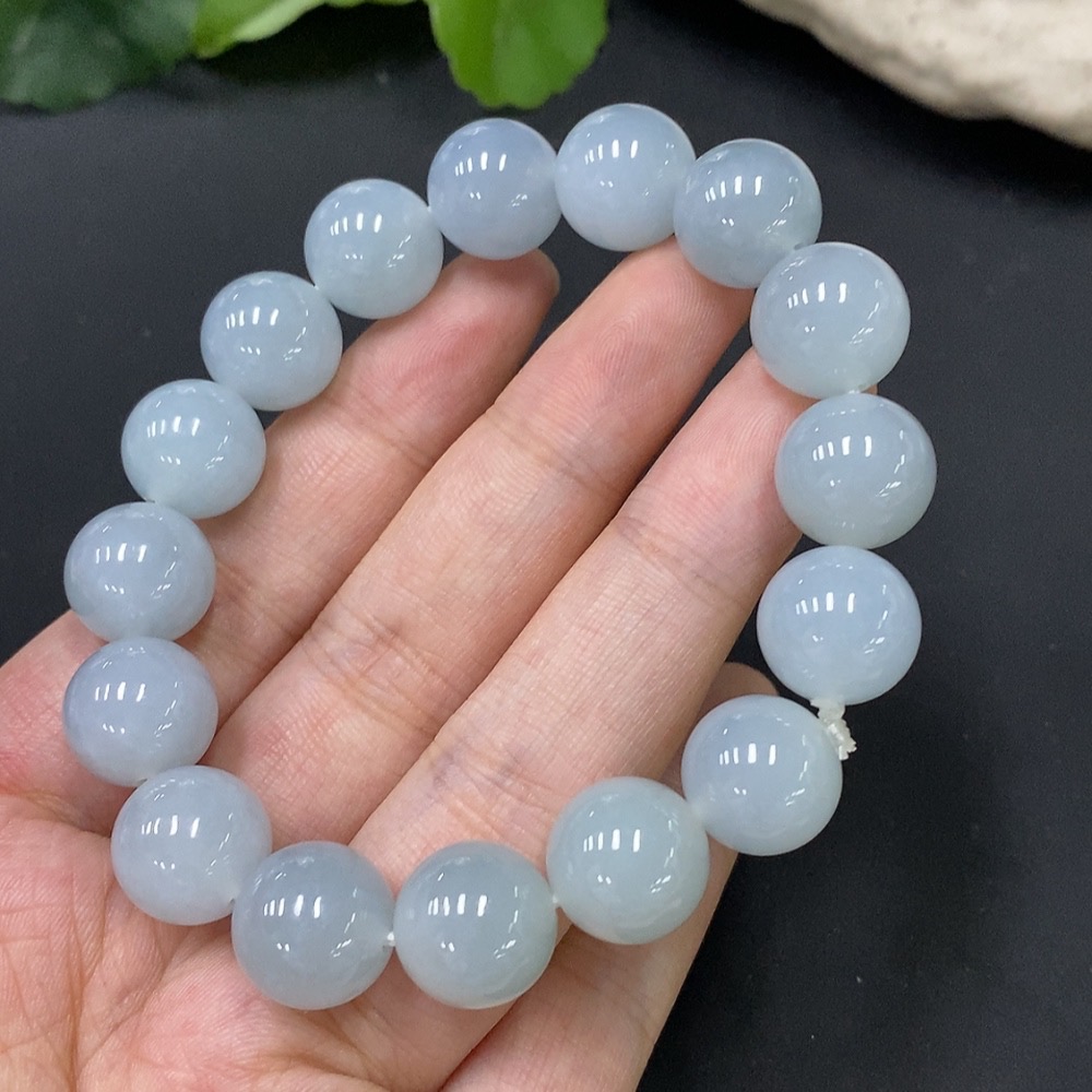 F26993304 Jadeite Bracelet Total Weight Approx. 52.49g Size 12.6mm